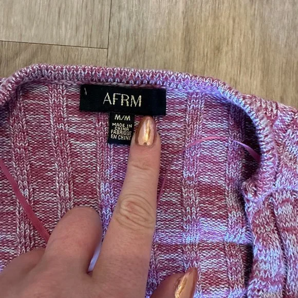 AFRM Maeve Dress- Pink - Picture 4 of 5